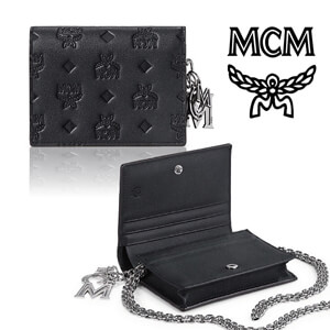 ★MCM★エムシーエム ショルダーバッグ コピー Mini Klara モノグラムレザーチェーンウォレット