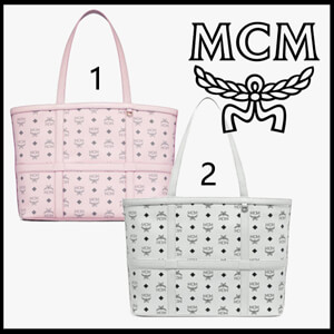 【MCM】エムシーエム トートバッグ 偽物〈デルミー〉ショッパーバッグ ヴィセトス  MWPBSER01QH001