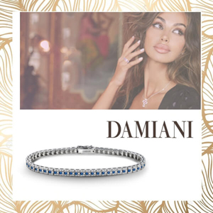 上品【DAMIANI】ダミアーニ ブレスレット 偽物☆ダイヤ&サファイアブレスレット 20061343