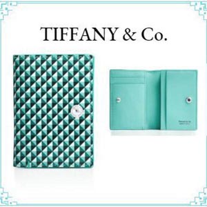 ティファニー 財布 コピー 新柄アメリカ限定☆Tiffany&Co.☆二つ折りカードケース