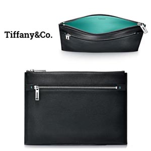 2021最新！ティファニー クラッチ 偽物 日本未入荷☆Tiffany&Co.☆ダブルジッパーポーチ