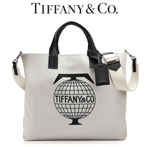 2021new！ティファニー トートバッグ コピー【Tiffany】トラベル コットンキャンバス