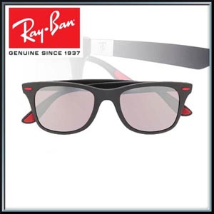 レイバン サングラス 偽物 関税込み◆Ray BanxScuderia Ferrari RB4195M サングラス