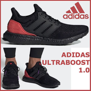 注目★アディダス スニーカー コピー アディダス ULTRABOOST 1.0 コアブラック×ショックレッド