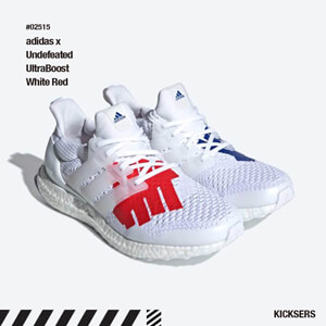 アディダス スニーカー コピー 人気話題！アディダスx Undefeated UltraBoost White Red