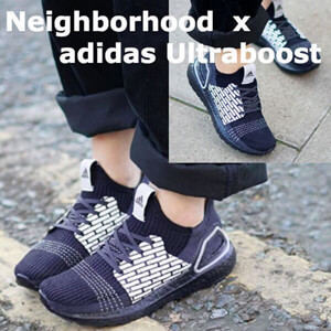 アディダス 革靴 スーパーコピー★可愛い1足 アディダスUltraboost 19 x Neighborhood NBHD