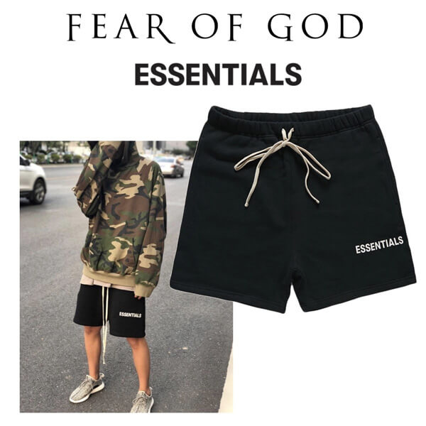 essentials ハーフパンツ 偽物 入手困難！フィアオブゴッド - Sweat Shorts