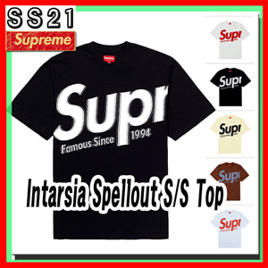 シュプリーム Tシャツ 偽物☆入手困難レア! Spellout T スペルアウトTシャツ