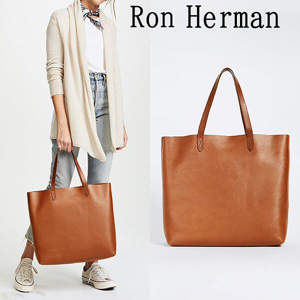 ロンハーマン トートバッグ 偽物◆NEW◆Ron Herman◆ 取扱 Madewell 牛革 SS21新作可愛い話題沸騰