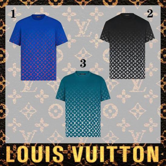 ルイ ヴィトン tシャツ 偽物 新作ルイヴィトン 22AW LV☆モノグラムグラディエントTシャツ 1A8HKQ​