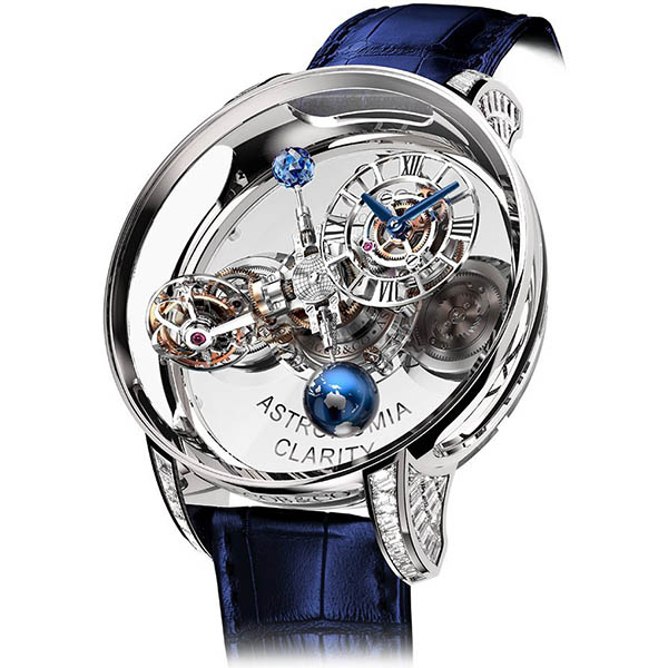 ジェイコブ アストロノミア コピー Jacob & Co. Astronomia Clarity Triple Axis Tourbillon - 18kt White Gold AT820.30.BD.SB.A