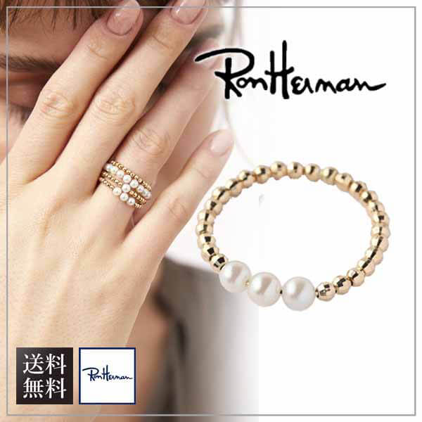 【送料無料】ロンハーマン リング 偽物 14kt YG Cut Beads Ring 9911704458