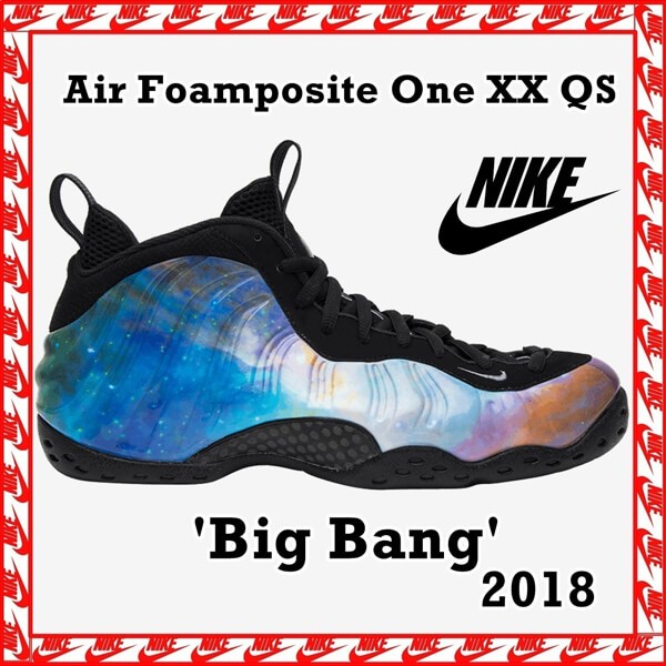 2023人気フォームポジット 偽物! Nike Air Foamposite One XX QS Big Bang AR3771800