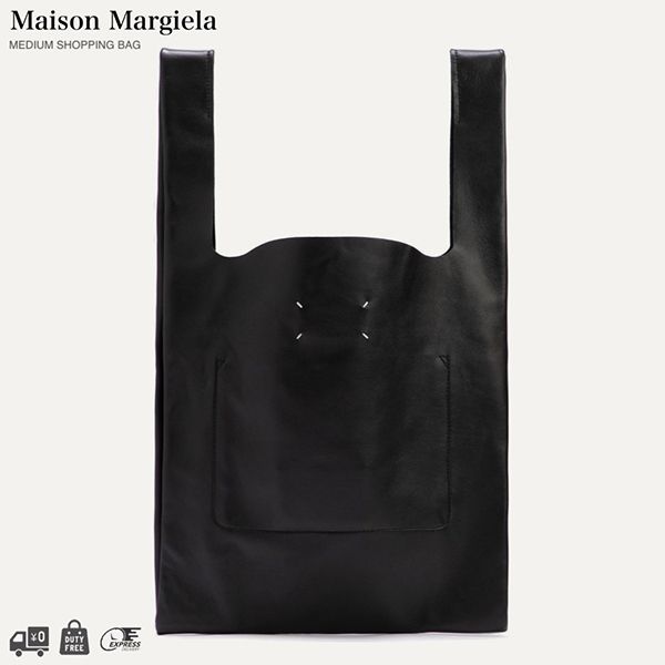 メゾンマルジェラ コピー レザーショッパーバッグ MEDIUM SHOPPING BAG 完売人気☆上品