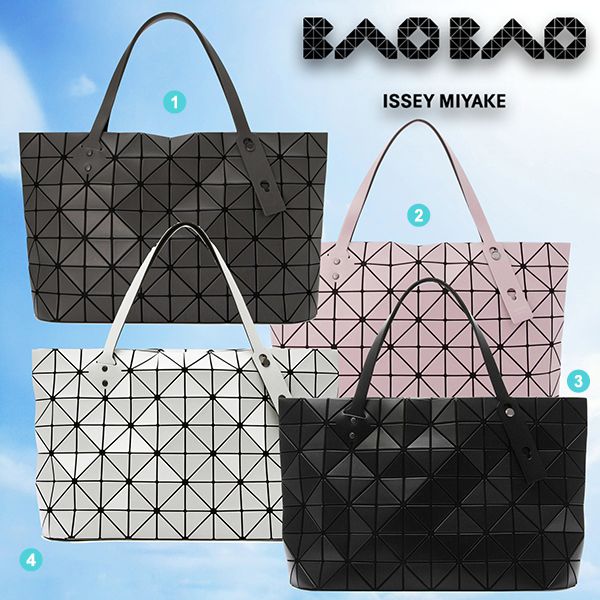 すぐ届く☆【baobao 偽物 韓国 ISSEY MIYAKE】ロック マット トートバック BB11AG402