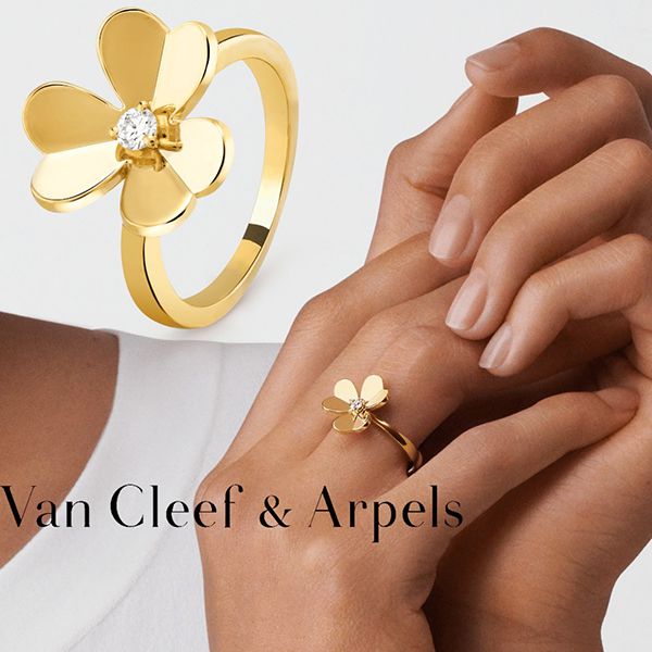 フリヴォル 偽物 リング Van Cleef & Arpels＊ヴァンクリーフ コピー Frivole 1フラワー スモール VCARP2DS00【売上額TOP10】