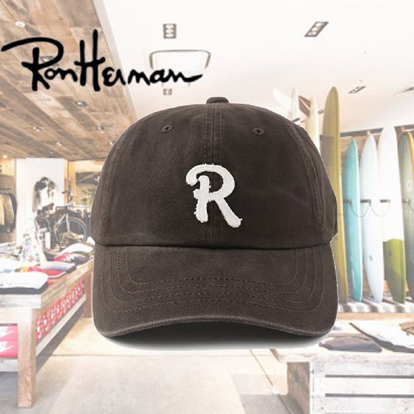 【ロンハーマン キャップ 偽物 RHC アールエイチシー 】R Patch Cap-brown