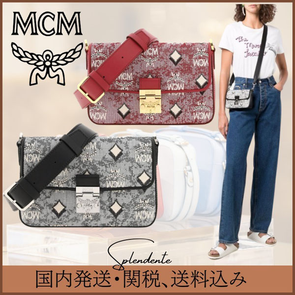 MCM 偽物 ヴィンテージジャッカードクロスボディバッグ 完売人気☆上品