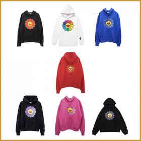 カイカイキキ パーカー 偽物 7色展開 J.BALVIN 村上隆 MORADO FLOWER HOODIE パーカー