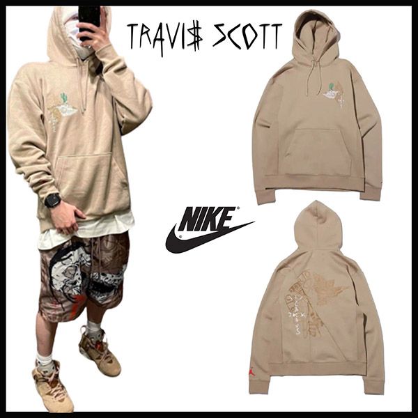 限定コラボ ナイキ カクタスジャック パーカー 偽物NIKE/Jordan×Travis Scott HOODIE 関税送料込み