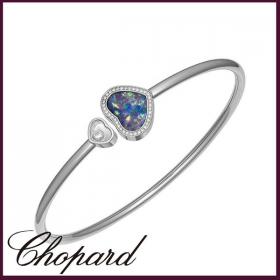 ショパール コピー☆Chopard☆煌めくホワイトゴールドのバングル 春夏新作 雑誌掲載