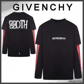 ★ジバンシィ パロディ★セラミックプリント コットンTシャツ BM71C83Y6B001