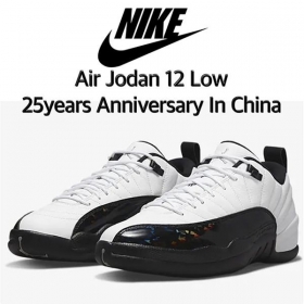 ナイキ コピー★Air Jordan 12 Low 25years in China スニーカー w22083101