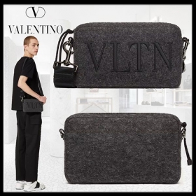 ヴァレンティノ VLTN 偽物 フェルト クロスボディバッグ YB0704EGA_7NJ