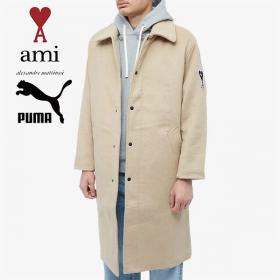 アミ パリス コラボ PUMA X AMI COAT ロングコート 偽物 新色☆希少