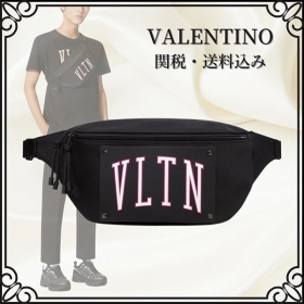 ギフトにぴったりヴァレンティノ 偽物 VLTN ナイロン ベルトバッグ YB0B94KIP_N78