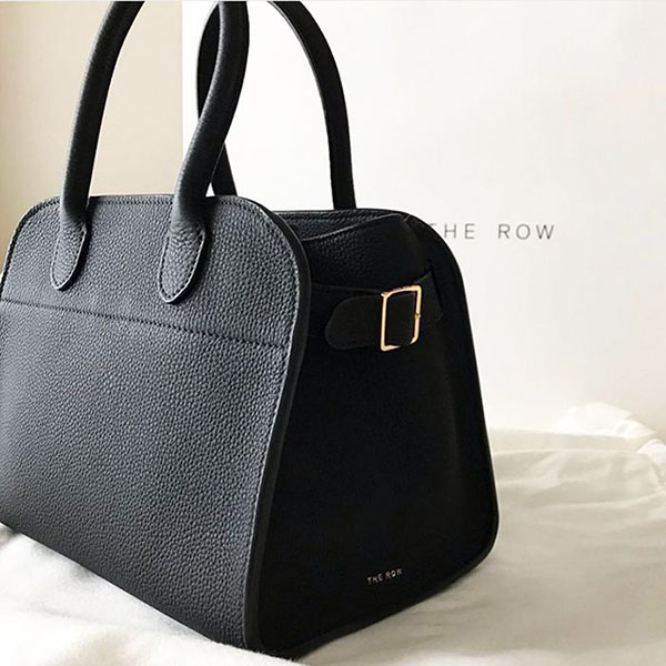 the row 偽物 お洒落♡ザロウ マルゴー THE ROW Margaux 10 Bag グレインレザー バッグ ショルダー W1190L133