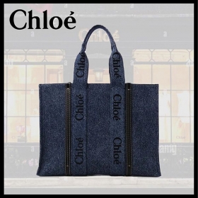 関税送料込クロエ 偽物 borsa tote grande woody トートバッグ CHC23US382K3545D