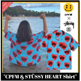 ♦限定コラボ激レア!STUSSY × CPFM HEART シャツ 偽物