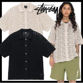 Stussy★ステューシー コピーCROCHET SHIRT★シャツ★送料・関税込