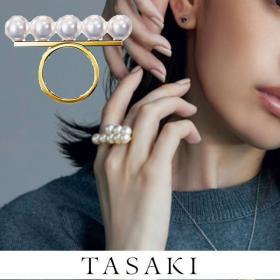 超人気【TASAKI コピー】バランス シグネチャー リング パール