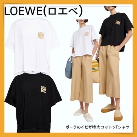 ロエベ ポーラのイビザ特大コットンTシャツ 偽物