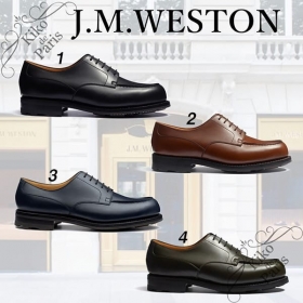 J.M.WESTON コピー レザーシューズ Golf Oxford 4色 11311016412A