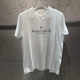 【人気商品】ジバンシィ 偽物 Beach Club 52 スリムフィット コットン Tシャツ BM716G3YEV-100