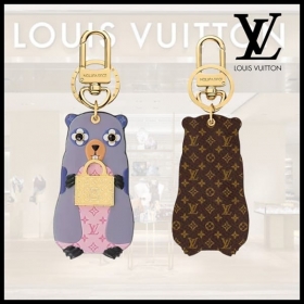 ルイヴィトン キーホルダー 偽物 LV マーモット M01350