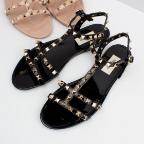 ヴァレンティノ 偽物ROCKSTUD FLAT RUBBER SANDAL サンダル3色