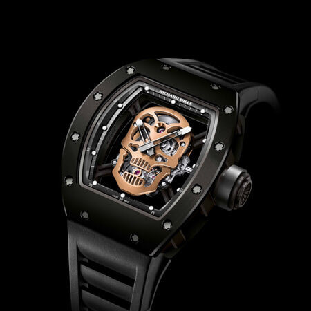 リシャールミル スーパーコピー RM 52-01 Tourbillon Skull Nano-Ceramic