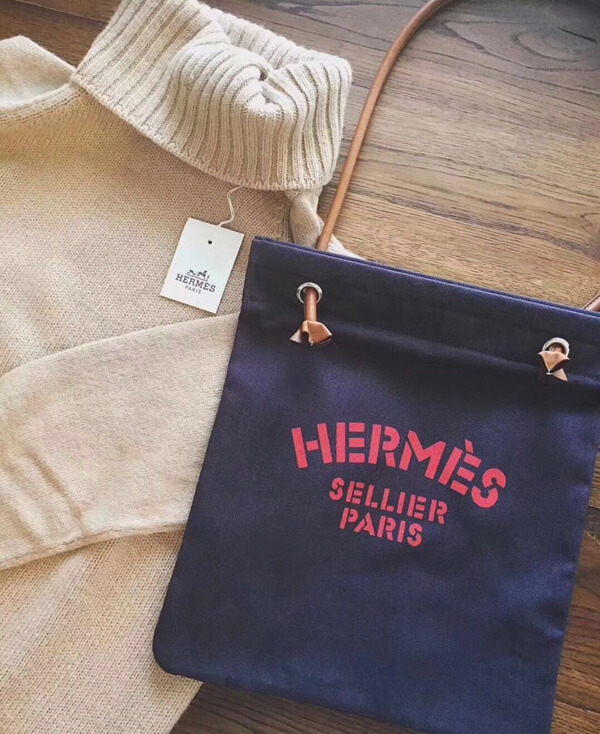 ヨンアさん愛用☆Hermes Aline Bag エルメススーパーコピーアリーヌショルダーバッグ ブルー 061643CKAB