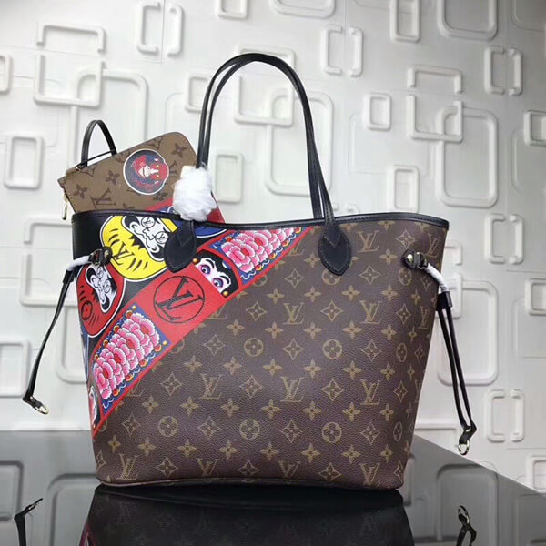 2018/19AW ルイヴィトンスーパーコピー 山本寛斎 トートバッグ Neverfull MM 新作 M43499