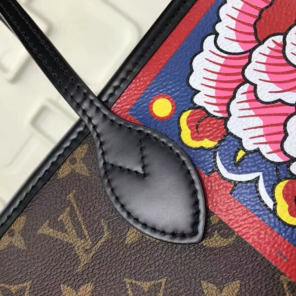 2018/19AW ルイヴィトンスーパーコピー 山本寛斎 トートバッグ Neverfull MM 新作 M43499