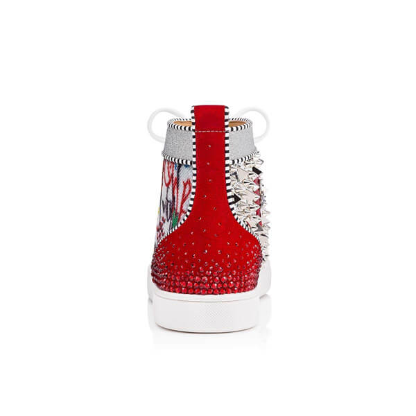 2018先行入荷 クリスチャン ルブタンコピー CHRISTIAN LOUBOUTIN NoLimit ハイカット スタッズ マルチ