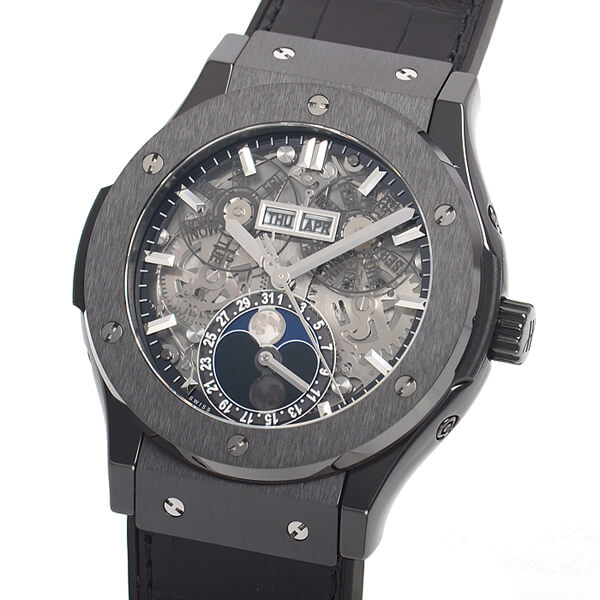 Hublot ウブロスーパーコピー クラシックフュージョン アエロフュージョン ムーンフェイズ ブラックマジック 517.CX.0170.LR