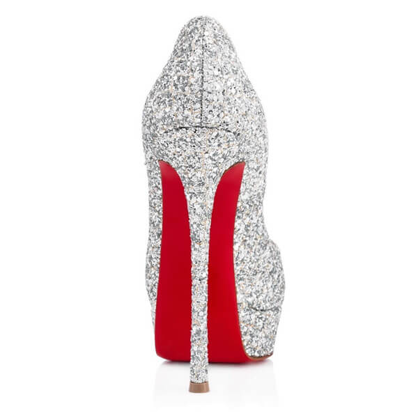 2019新作限定CHRISTIAN LOUBOUTIN クリスチャン ルブタンコピー ため息ゴージャス Fetish Peep シルバー