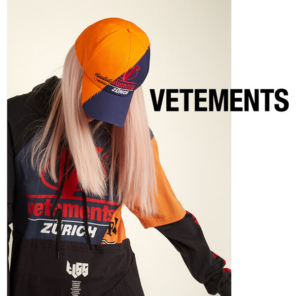 VETEMENTS(ヴェトモンスーパーコピー)Zurich deconstructed canvas cap 