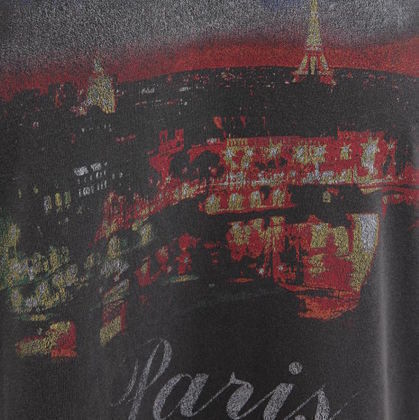 2018SS バレンシアガスーパーコピー 大人気 Oversize Paris プリントTシャツ 480065TYK361055