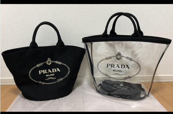 2018新作 PRADA プラダスーパーコピー PVC ショッピング トートバッグ 1BG1652BY5F0002